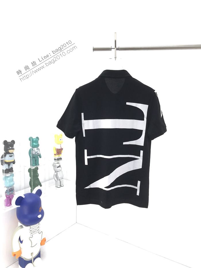 Valentino男裝 華倫天奴2020新款五星大字母短袖polo衫  ydi3026